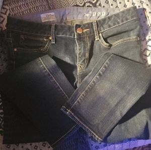 GAP Women's Dark Blue Straight Leg Jeans